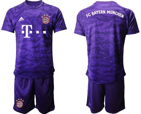 2019 20 Bayern Munich Purple Goalkeeper Soccer Jersey