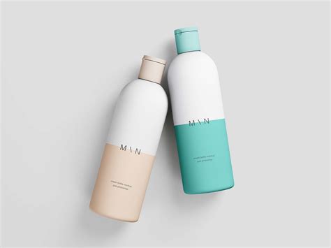 Download Free Cosmetic Bottles Mockup (PSD)