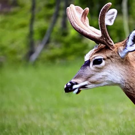 Photo Of A Funny Deer Laughing At A Joke Stable Diffusion Openart