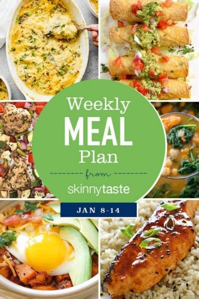 Skinnytaste Meal Plan January 8 January 14 Skinnytaste