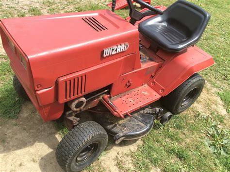 My First Riding Lawn Mower What Is It Wizard Mtd My Tractor Forum