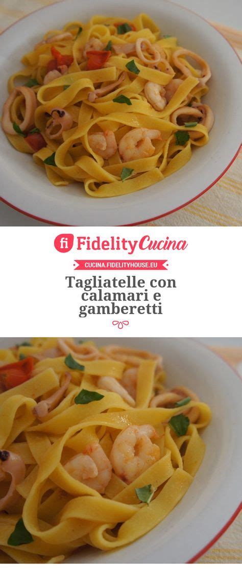 Grattugiate 2 zucchine con una grattugia a maglie larghe 2 e tenetele da parte. Tagliatelle con calamari e gamberetti | Ricetta | Ricette ...