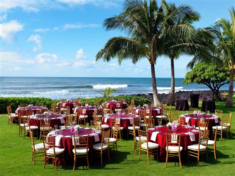 Sheraton Kauai Resort Poipu Beach Koloa Hawaii Wedding Venue