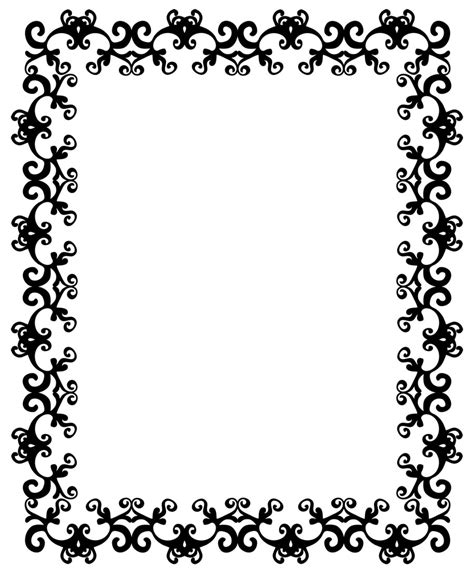 40 Stunning Free Clip Art Borders  Trickvilla
