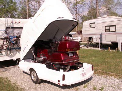The 250cc bike though is a different story. 7x12front Motorcycle Trailer - discount motorcycle jackets