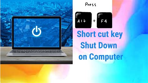 shortcut key to shut down computer shorts youtube