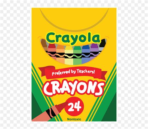 Crayola Crayons 24 Pack Free Transparent Png Clipart Images Download