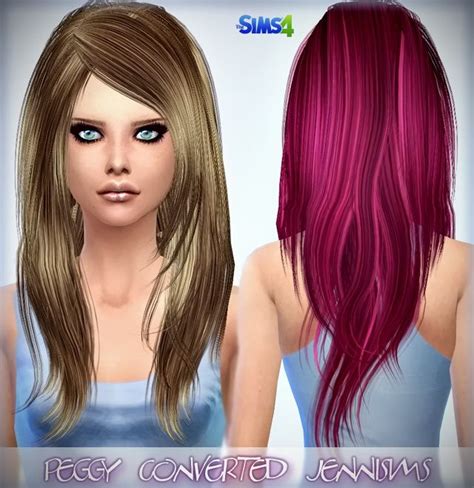 Jenni Simss Retexture Edit Peggy S Hairstyle Converted For S4 And