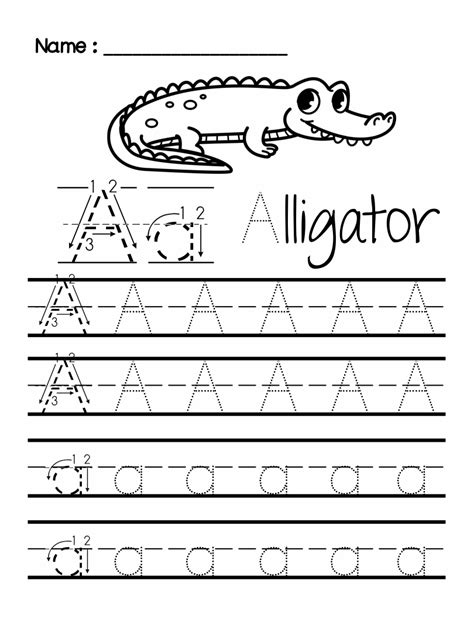 Teaching kids how to write alphabet free printablel. 7 Best Preschool Writing Worksheets Free Printable Letters - printablee.com