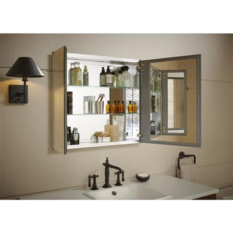 Kohler 30 In X 26 In Rectangle Surfacerecessed Mirrored Medicine