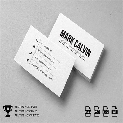 11 Simple And Clean Business Card Templates