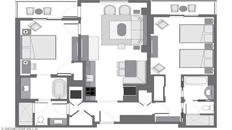 First Look At Disney S Riviera Resort Rooms 2 Bedroom Grand Villa Floor Plan Hotel Floor Plan