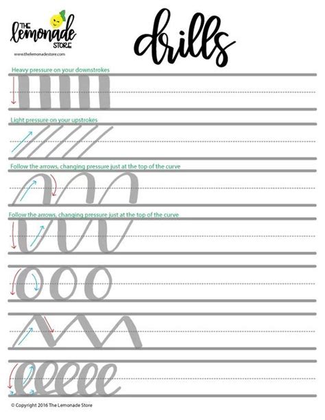 57 HAND LETTERING ALPHABET CRAYOLA - * Hand Lettering Calligraphy alphabets and writing styles for beginners calligraphy practice sheets alphabet lettering digital etsy