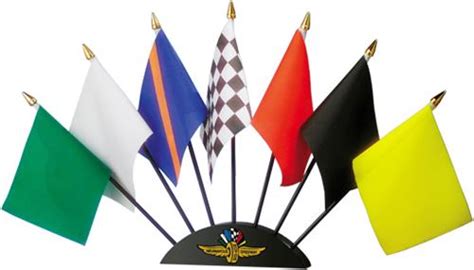 Nascar Indy Motor Speedway Seven Piece Flag Set Fan Gear