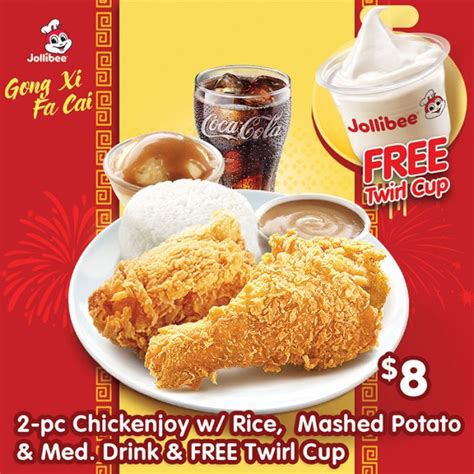 Jollibee Promotions And Coupons For Jan 2020 Cny Meals From 8 Sgdtips