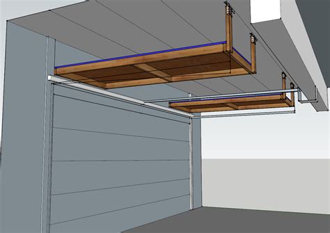 Diy Overhead Garage Storage Shelves