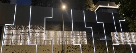 Led Facade Lighting For Residential Building