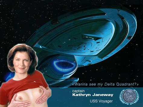 Post Fakes Kate Mulgrew Kathryn Janeway Star Trek Star Trek