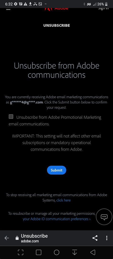 How Do I Unsubscribe From Adobe Marketing Emails Adobe Community