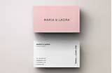 Pink Business Card Template