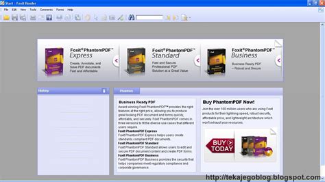 The best free pdf reader & viewer used by over 650 million users. free download Foxit Reader 5.1.4 full | Tekajegoblog