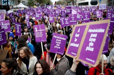 Tens Of Thousands March In France To Condemn Domestic Violence World