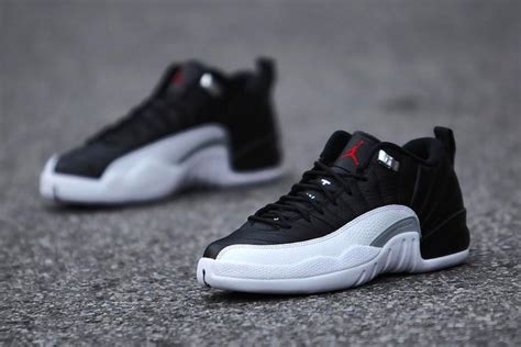 Detailed Images Of The Air Jordan 12 Low Playoff