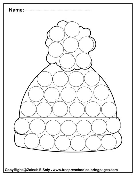 Dot Marker Coloring Pages Printable - Margaret Dinh's Coloring Pages