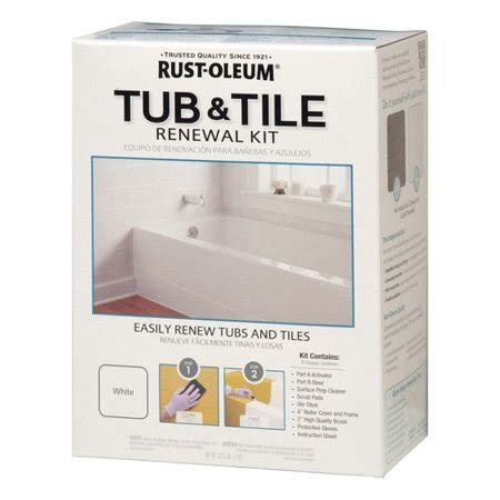 Encontrá todo para tu hograr pagando menos: Rust Oleum Speclt Qt Kit 2pk Tub Tile Renewal Wm - Walmart.com