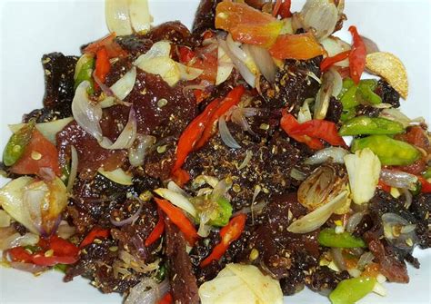 Lihat juga resep dendeng daging sapi enak lainnya. Resep Oseng Pedas Gurih Dendeng Sapi Manis oleh Andin's ...