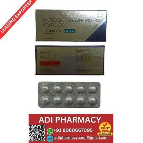 Naltrexone Hcl And Bupropion Hcl Er Tablet At Rs 505stripe Alcohol