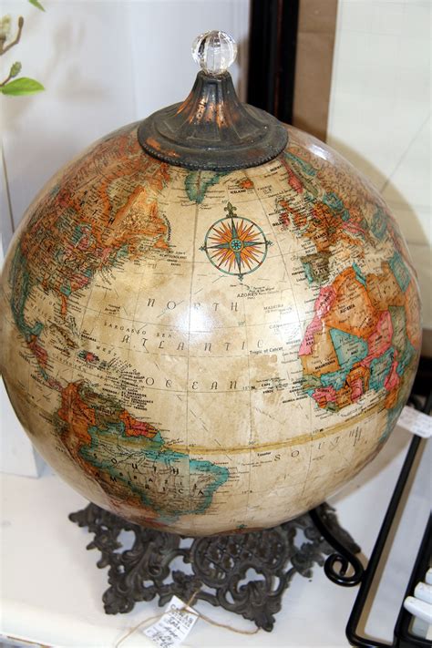 Pin By Nichole Manfredi On Globes Vintage Globe Globe Decor World