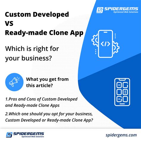 Why Businesses Must Choose Custom Made Apps Over Cloned Ones Spidergems