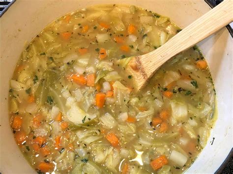 Carrot Potato And Cabbage Soup Recipe