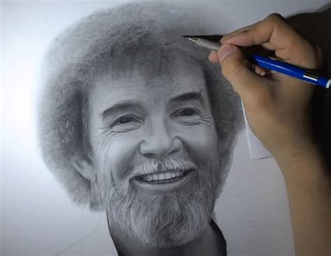 Bob Ross Sketch At Explore Collection Of Bob Ross