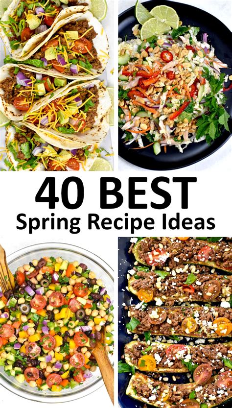 The 40 Best Spring Dinner Ideas Gypsyplate
