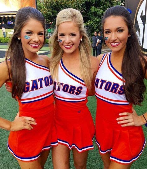 see more florida cheerleaders here it s great to be a florida gator cheerleading outfits