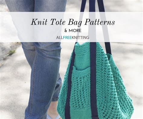 Choose bag knitting patterns by style. 26 Knit Tote Bag Patterns and More | AllFreeKnitting.com
