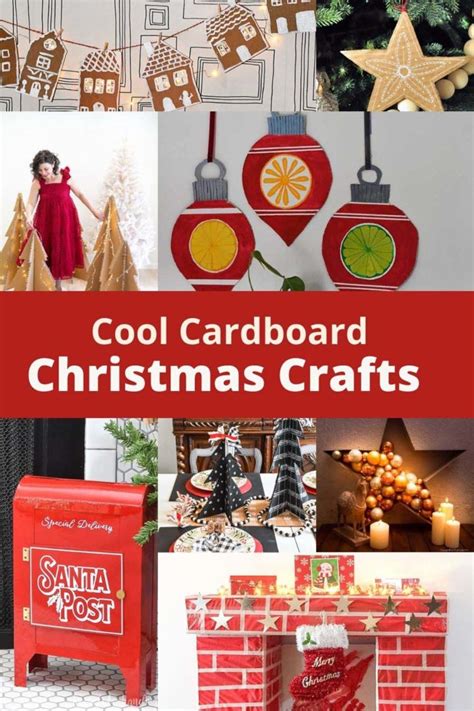 Easy Repurposed Cardboard Christmas Crafts Pillar Box Blue