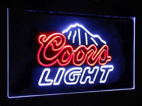 Coors Light Mountain Dual Color Led Sign The Perfect T For Your
