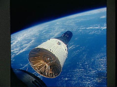 View Of The Gemini 6 And Gemini 7 Rendezvous Space Travel Project