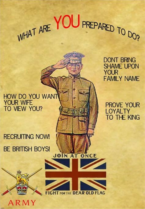 British Army Recruitment On Pinterest Propaganda In Ww1 Ww1