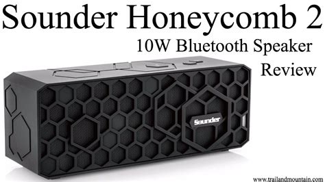 Sounder Honeycomb 2 Bluetooth Speaker Review Youtube