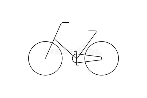 Minimalist Bike Drawing Stock Illustrations 218 Minimalist Bike