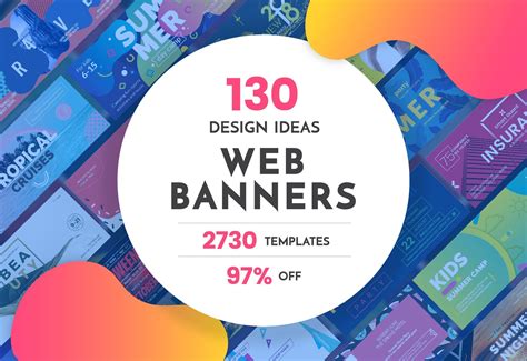 Web Banner Templates Bundle Pre Designed Photoshop Graphics