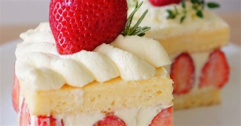 สูตร Japanese Strawberry Shortcake เค้กสตรอว์เบอร์รี่ครีมสดญี่ปุ่น โดย