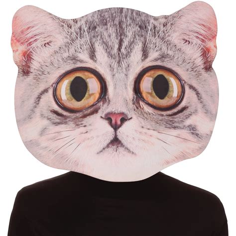 Big Eye Cat Mask Adult Halloween Accessory