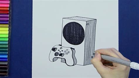 Comment Dessiner La Console De Jeu Et Le Contrôleur Xbox Series S