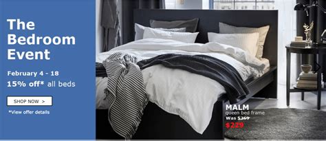 But you can still find amazing offers and design ideas to create a beautiful and affordable bedroom. IKEA Canada The Bedroom Events: Save 15% Off All Beds | Canadian Freebies, Coupons, Deals ...