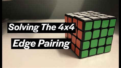 How To Solve The 4x4 Rubiks Cube Edge Pairing Youtube